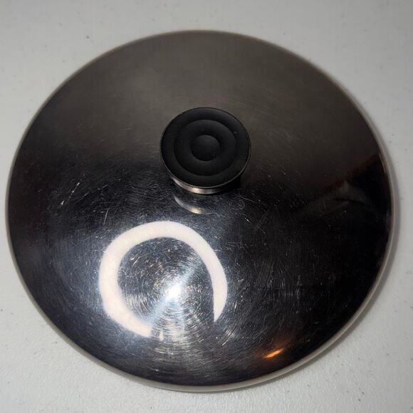 Revere Ware Stainless Steel Saucepot 8” Replacement Lid Copper Bottom USA VTG - Picture 1 of 4